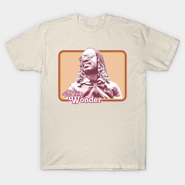 Stevie Wonder /// Retro Aesthetic Fan Design T-Shirt by DankFutura